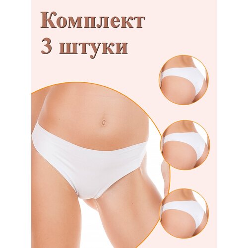 фото Трусы jadea, 3 шт., размер 2, белый