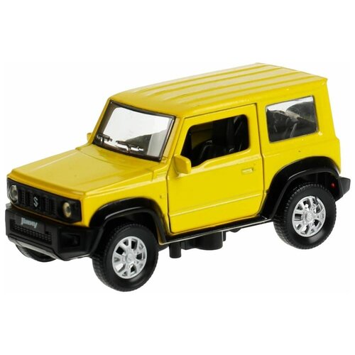 Машинка металлическая ТехноПарк Suzuki Jimny 12см желто-черная JIMNY-12-YEBK