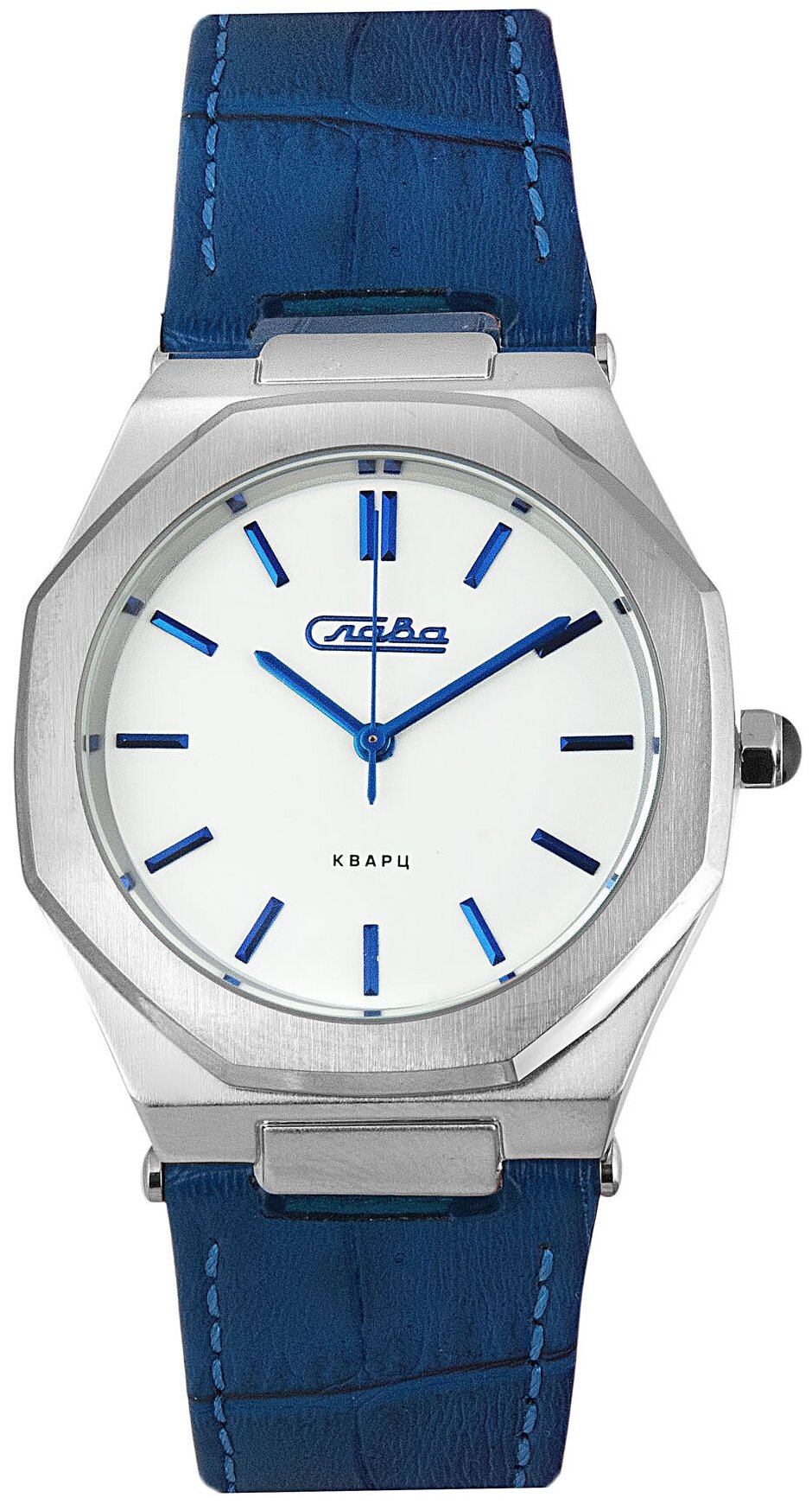 Наручные часы Слава Традиция, белый, серебряный — фото 1