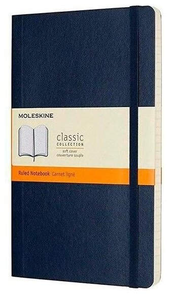 Moleskine QP616B20 Блокнот moleskine classic soft qp616b20 large 130х210мм 192стр. линейка мягкая обложка синий сапфир