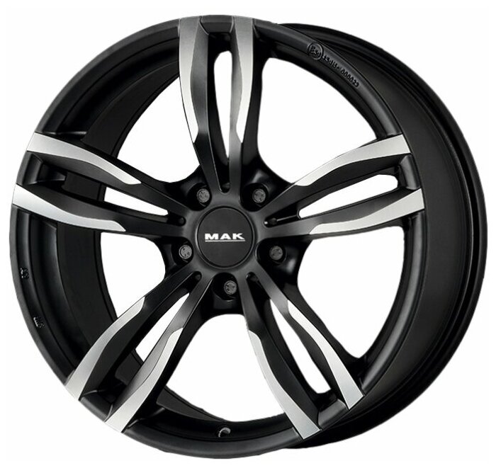  MAK Luft 8,0x18 5x112 D66.6 ET30  Ice Black