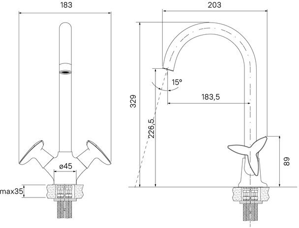 Смеситель для кухни Iddis Copter COPSBJ0i05 - фотография № 17