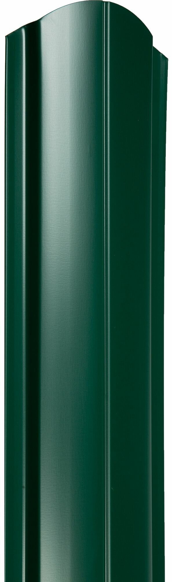 Штакетник прем 130мм 1.5 м двухсторонний зеленый