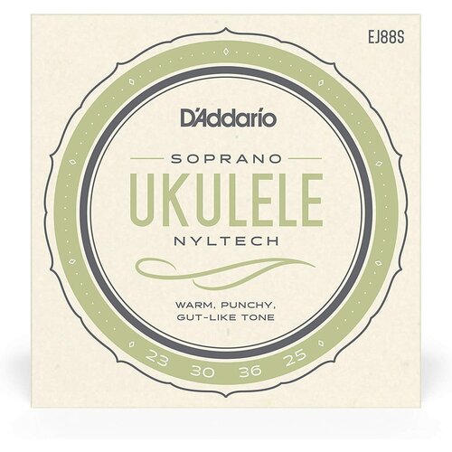 Струны для укулеле сопрано D'ADDARIO EJ88 S