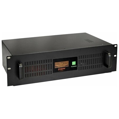 Источник бесперебойного питания ExeGate ServerRM UNL-1500. LCD. AVR. C13. RJ. USB.3U