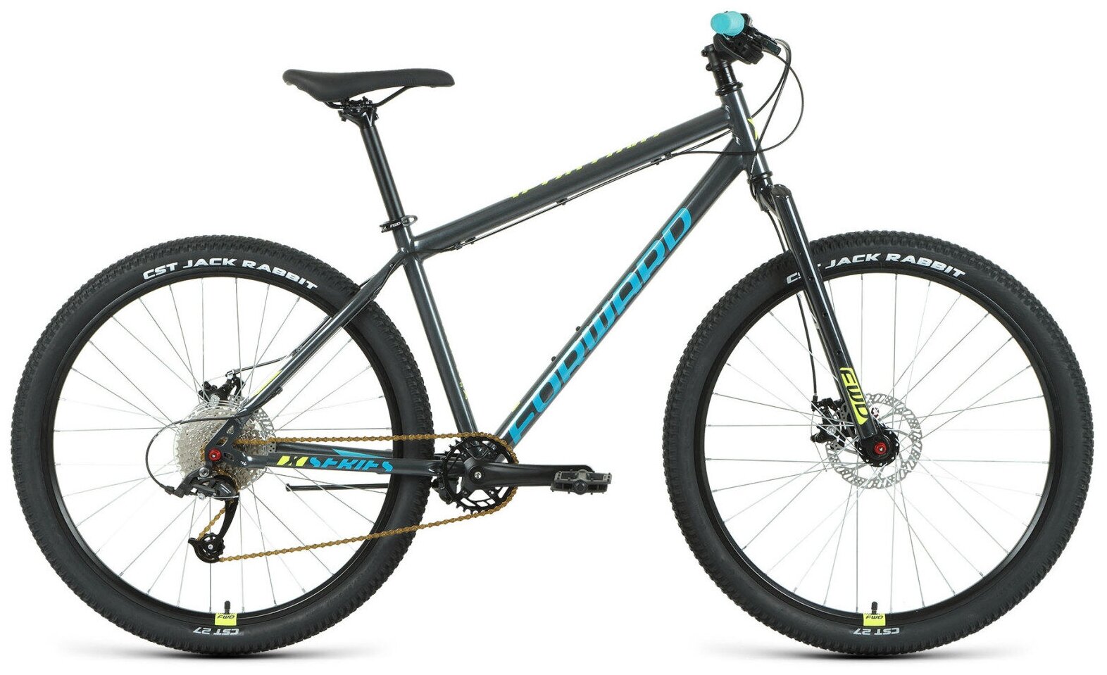 Горный велосипед Forward Sporting 27,5 X (2021) 17" Серо-зеленый (161-178 см)