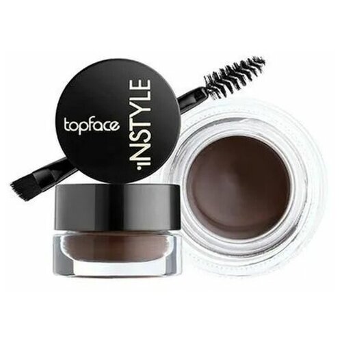 Topface Гель для бровей, тени для бровей, тон 04 шоколадный