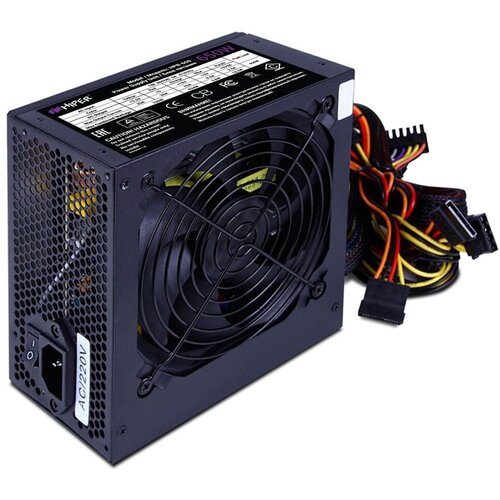 HIPER блок питания для ПК 650 Ватт/ PSU HIPER HPB-650 (ATX 2.31, 650W, Active PFC, 80Plus BRONZE, 140mm fan, черный) BOX блок питания atx hiper hpb 700fm 700w active pfc 80plus bronze 140mm fan full modular черный box