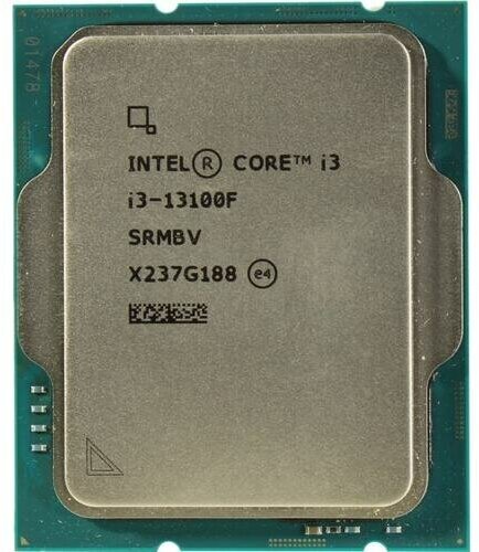 Процессор Intel Процессор Intel Core i3 13100F OEM (SRMBV, CM8071505092203)