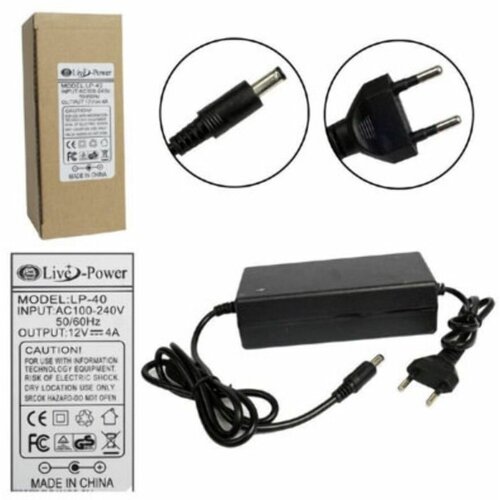 Блок питания Live Power LP-40 12V 4A4A штекер 55x25 96900₽