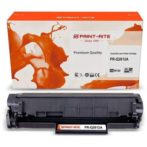 Print-Rite Картридж совместимый ПринтРайт Print-Rite PR-Q2612A Q2612A черный 2K 20x rl1 0266 000 rc1 2050 000 paper pickup roller for hp 1010 1012 1015 1018 1020 1022 3015 3020 3030 3050 3052 3055 m1005 m1319