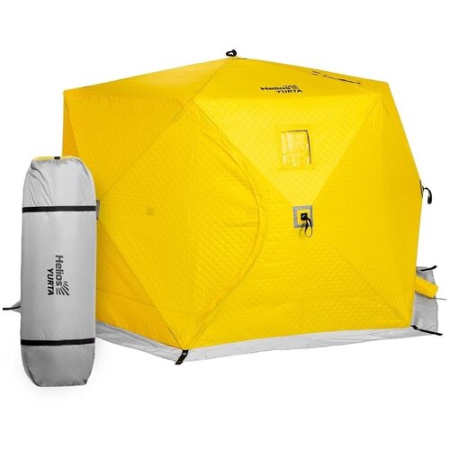 Палатка зимняя юрта утепленная с дышащим верхом yellow Helios