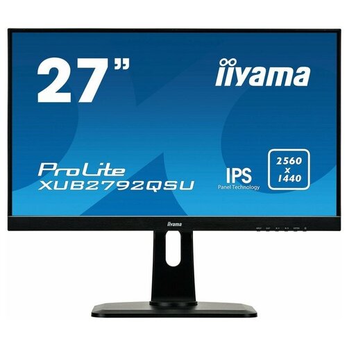 IIYAMA 27 XUB2792QSN-B1 IPS 2560х1440 350cd 178178 10001 4ms D-Sub HDMI DisplayPort USB-Hub 3568500₽