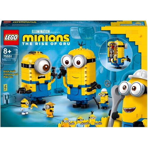 фото Конструктор lego minions 75551 фигурки миньонов и их дом