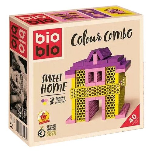 Конструктор Bioblo Colour Combo 0007 Sweet Home (Милый дом), 40 дет.