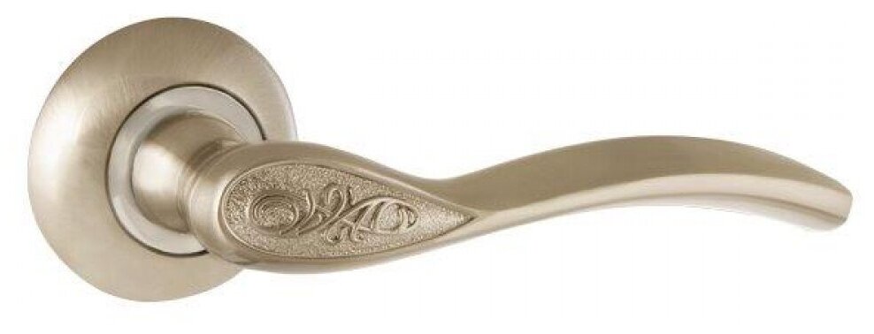 ручка дверная AJAX Silva матовый никель/хром - фото №1