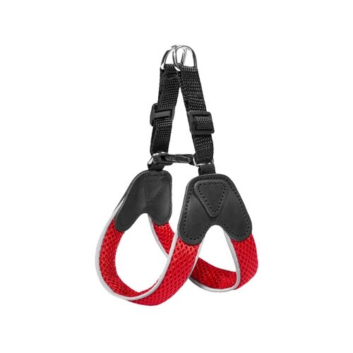 Tappi амуниция Шлейка Орион №1 текстильная 3х-слойная,нат.кожа,об.гр.28-35см,красная 035301красн, 0,052 кг