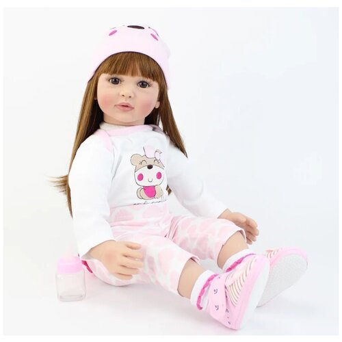 Кукла реборн мягконабивная. Кукла младенец 60 см