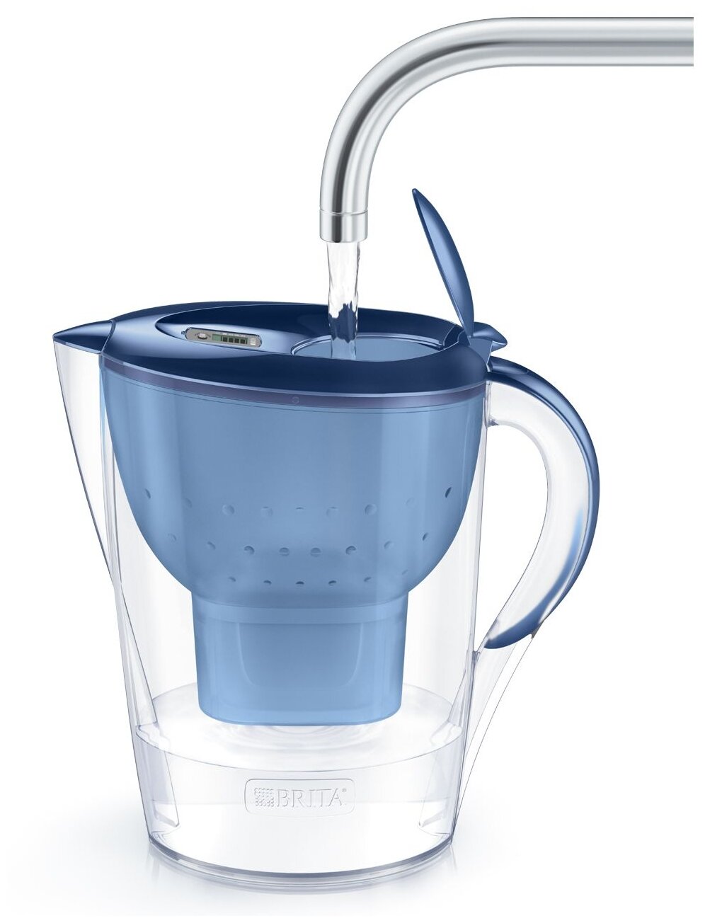 Фильтр кувшин BRITA Marella XL Memo MX+ 3.5 л синий - фотография № 3