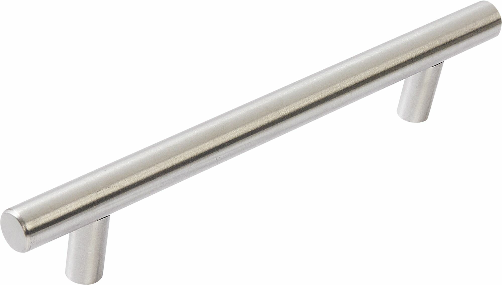 Ручка-рейлинг Sara 128 мм, цвет глянцевый никель