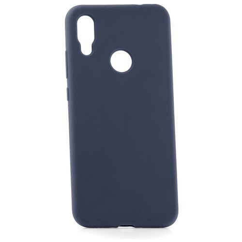 фото Чехол на xiaomi redmi note 7 kruche silicone plain midnight blue