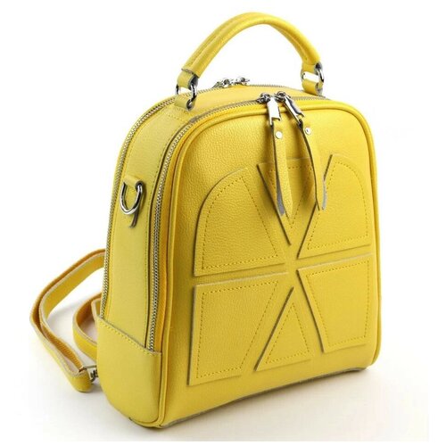 фото Женский кожаный рюкзак 8815-y елоу (121048) fuzi house