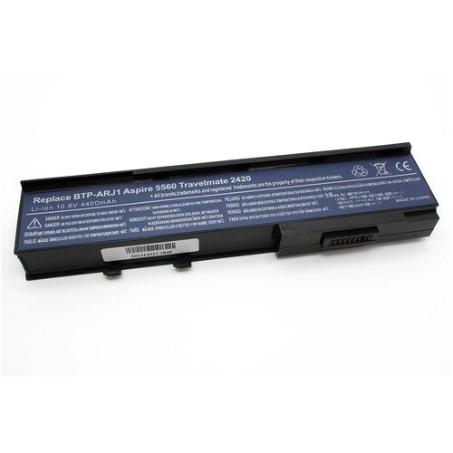 Аккумулятор для Acer 2420 3240 3280 4220 5540 (11.1V 4400mAh) p/n: BTP-AMJ1 BTP-ANJ1 BTP-AOJ1 вентилятор кулер для ноутбука acer extensa 4120 4220 4420 4620 4620z acer travelmate 4320 45