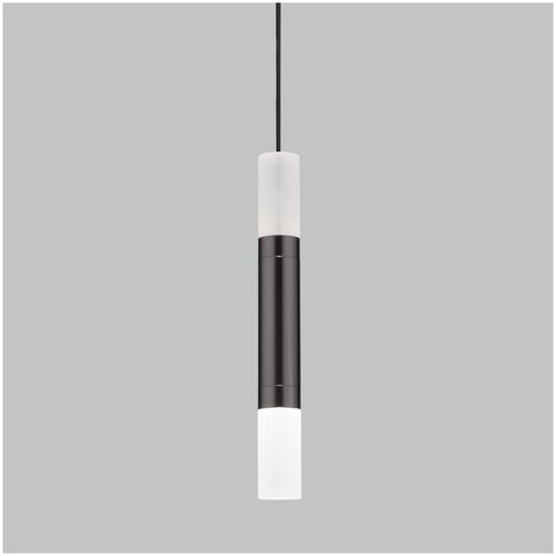 Потолочный светильник Eurosvet Axel 50210, 7 Вт, кол-во ламп: 1 шт., кол-во светодиодов: 16 шт., цвет: черный жемчуг