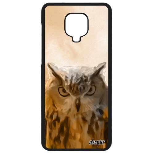 фото Чехол на мобильный xiaomi redmi note 9 pro, "сова" птица животные utaupia