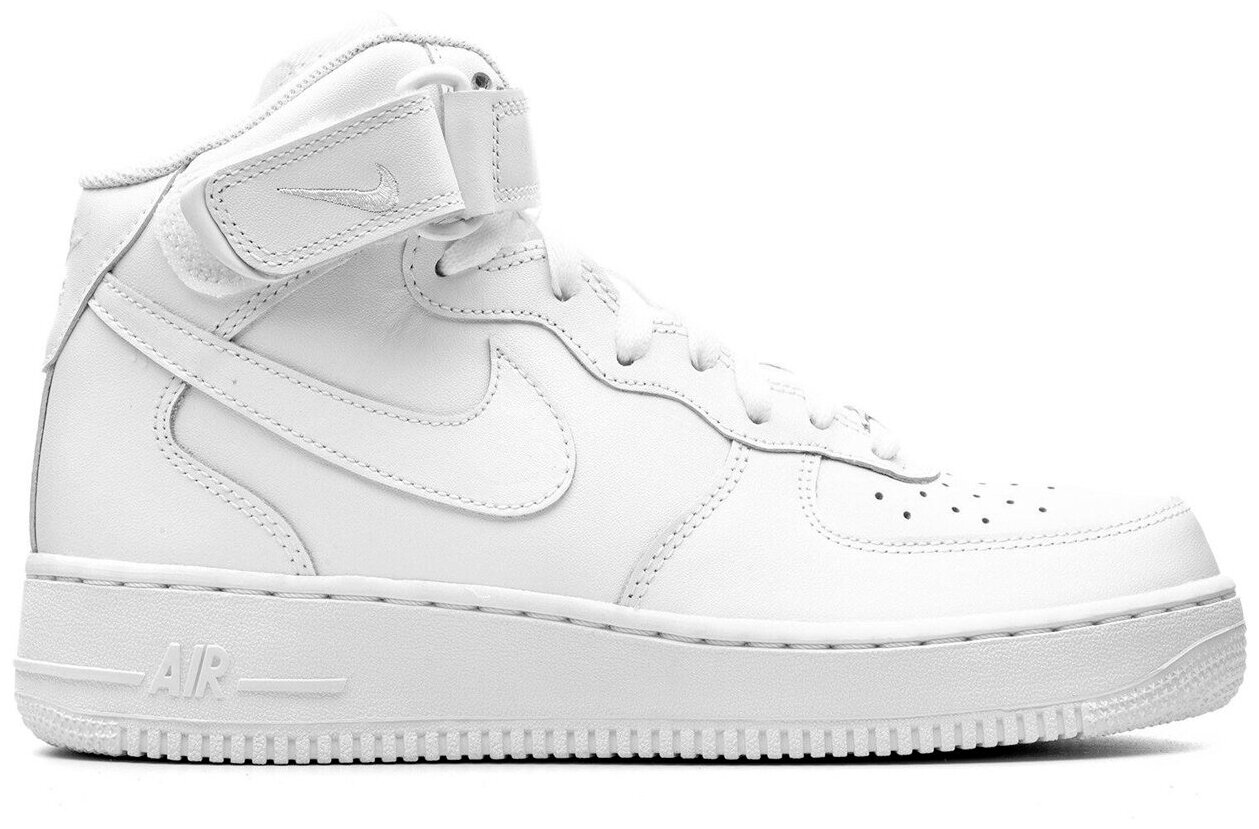 white nike air force one mid