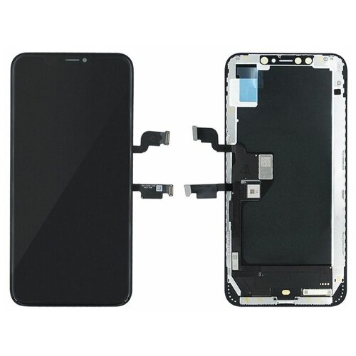 Дисплей с тачскрином для iPhone XS черный incell
