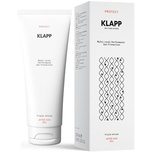 Успокаивающий гель KLAPP после загара/SUN PROTECT Multi Level Performance 200 мл гель после загара klapp cosmetics успокаивающий гель после загара multi level performance sun protection