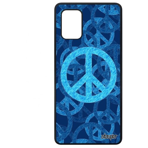 фото Чехол для мобильного galaxy a71, "peace and love" символ стрит-арт utaupia