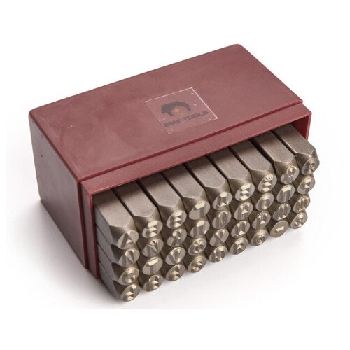 SDW TOOLS Клейма буквенные ударные 4 мм по металлу Русский шрифт sb20004