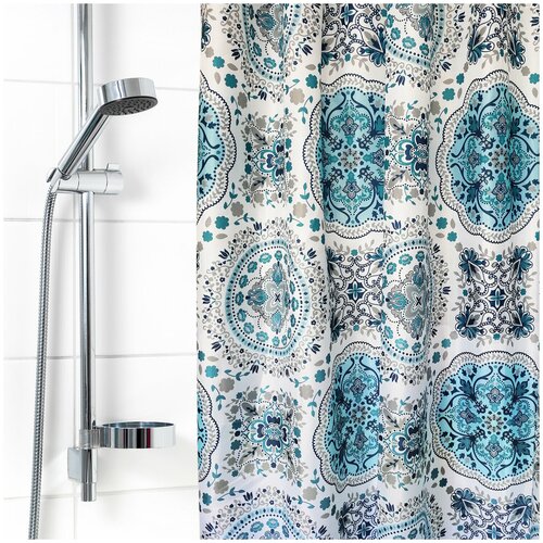 фото 1809-1 штора для ванной комнаты 180х180см полиэстер вилина