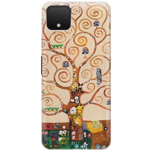 фото Cиликоновый чехол на google pixel 4 / гугл пиксель 4 с принтом "климт" gosso