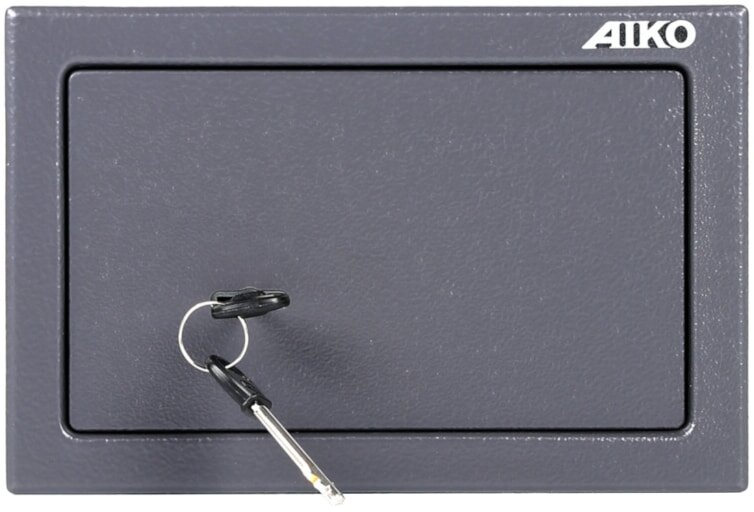 Сейф AIKO T-170 KL для денег и документов для дома/офиса 170х260х230 мм, ключевой замок