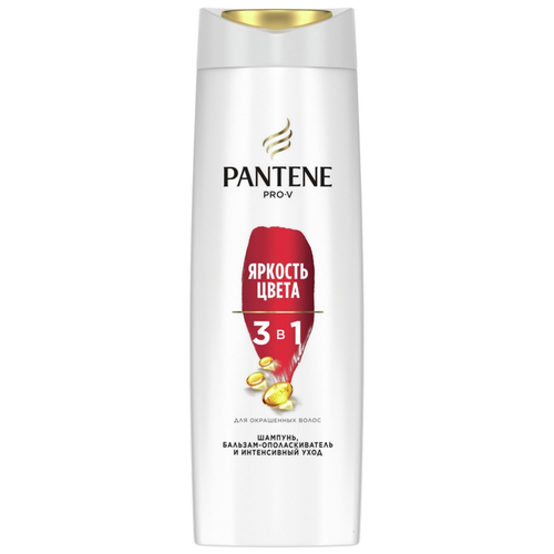 Pantene Pro-V шампунь 3 в 1, яркость цвета, 360 мл