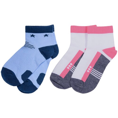 фото Комплект из 2 пар детских носков брестские (бчк) микс 15, размер 17-18