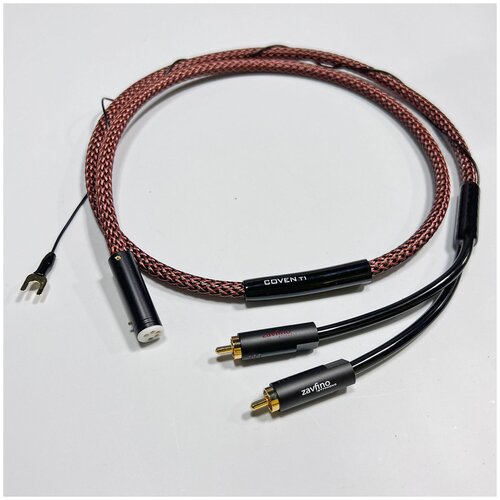 Фонокабель Zavfino Coven T1 phono cable DIN-RCA 1.2m