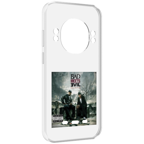Чехол MyPads Eminem BAD MEETS EVIL – HELL THE SEQUEL для UleFone Power Armor 16 Pro задняя-панель-накладка-бампер