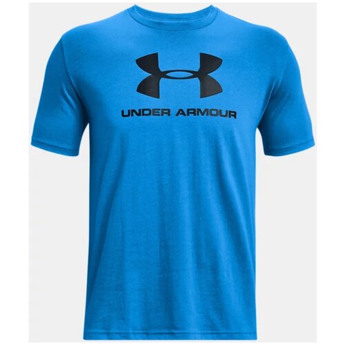 фото Футболка under armour sportstyle logo short sleeve размер xxl, brilliant blue / black - 787