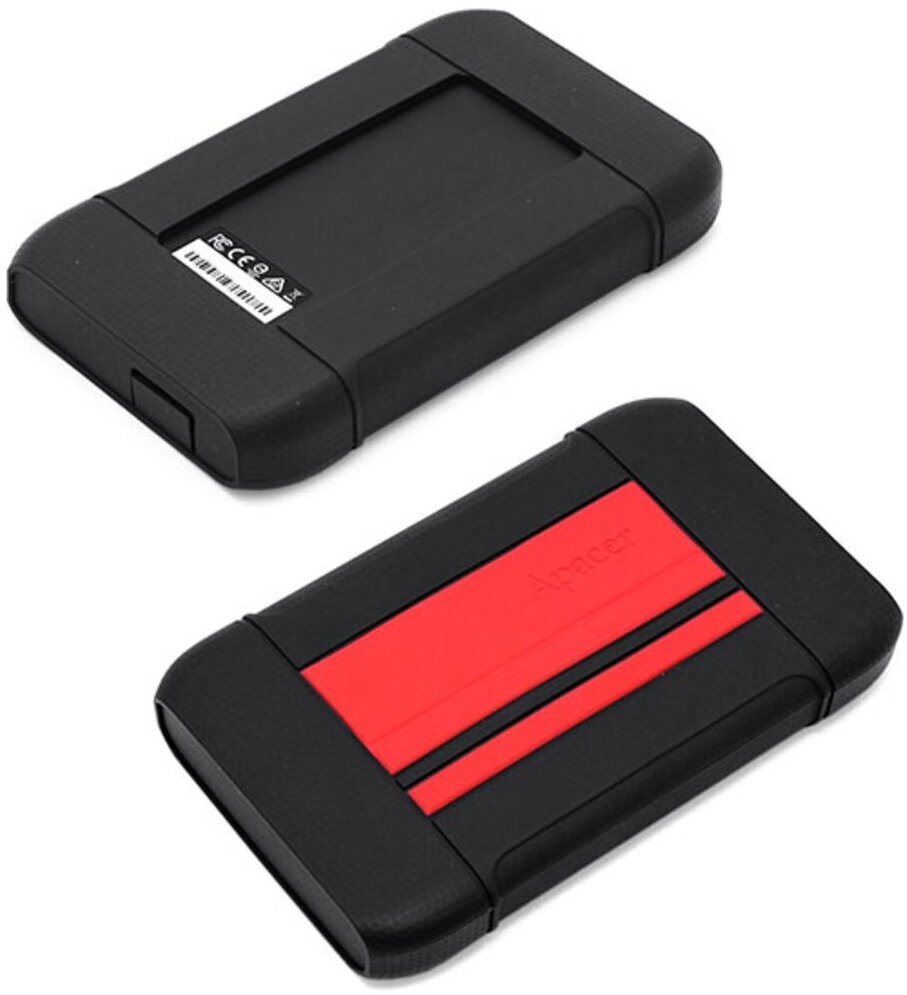 2.5" 1TB Apacer AC633 AP1TBAC633R-1 USB 3.2 Gen 1, Military-Grade Shockproof, Red, RTL - фото №7