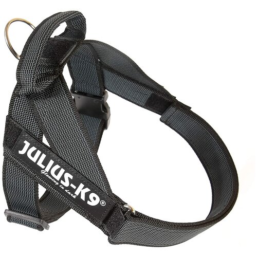 Шлейка JULIUS-K9 Ремни Color & Gray IDC® 0 для собак (57-74см / 14-25кг), черный