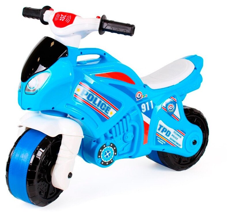 Каталка-толокар ТехноК Мотоцикл (5781) голубой