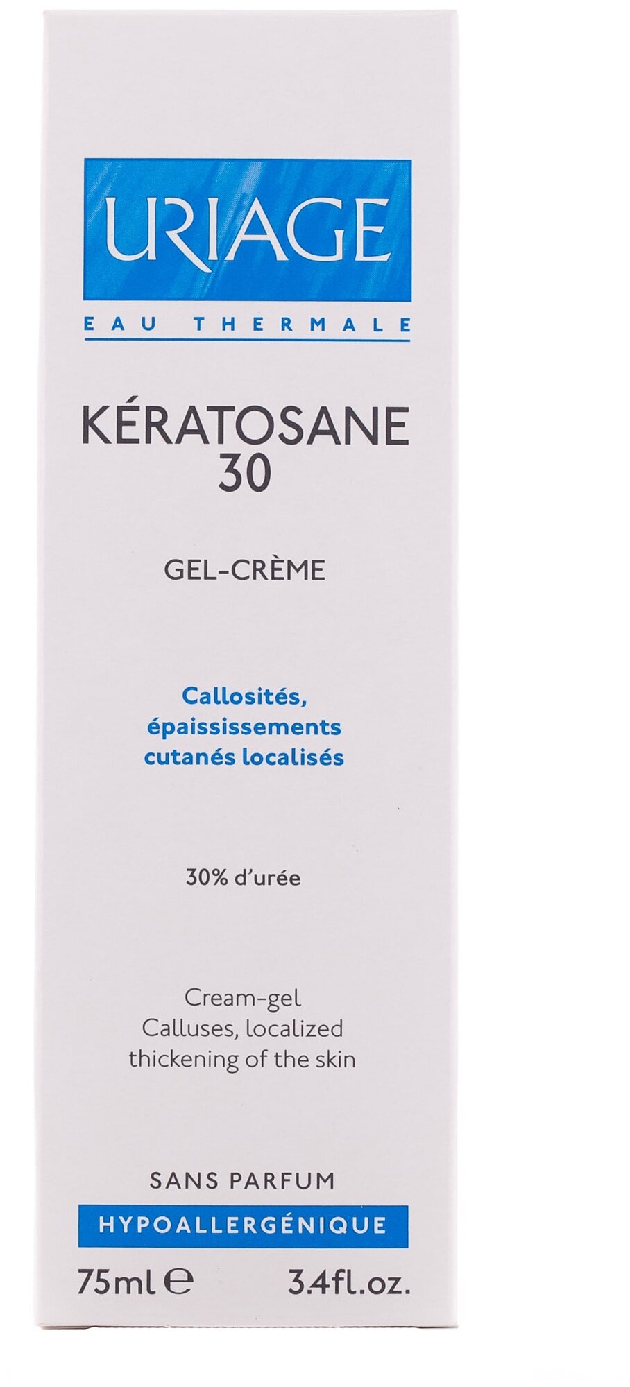 Uriage Кератозан-30 гель-крем для мозолистых образований и локализованных утолщений 40 мл (Uriage, ) - фото №3