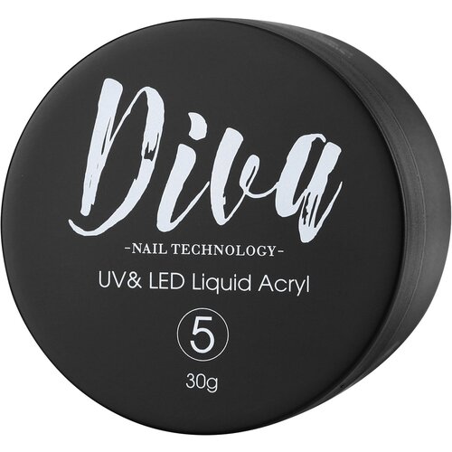 Жидкий акригель для моделирования ногтей Diva Nail Technology камуфлирующий розовый, 30 мл