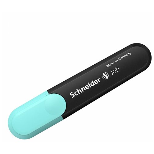 Текстовыделитель Schneider Job пастельный бирюзовый, 1-5мм текстовыделитель schneider job голубой 1 5мм