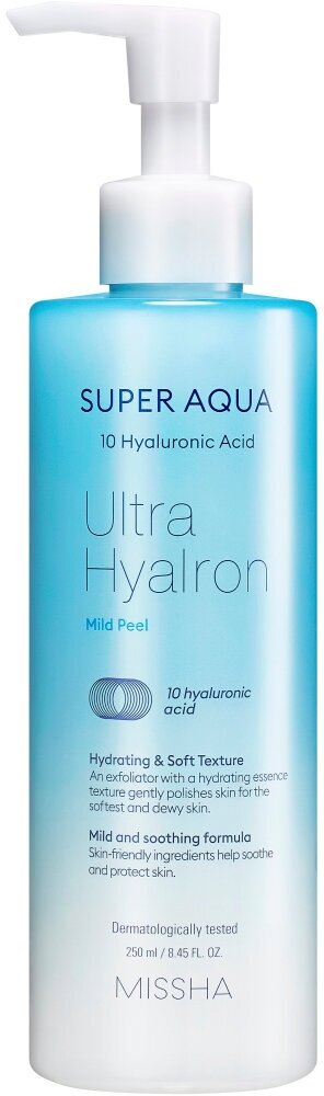 MISSHA Super Aqua Ultra Hyalron Мягкий гель-скатка, 250 мл