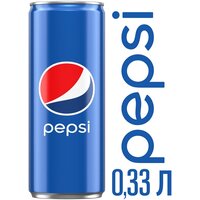 Газированный напиток Pepsi (Пепси) 0,33 ж/б *12шт